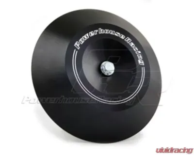 Powerhouse Racing AC Compressor Pulley Cover Anodized Black - PHR 01010823.B
